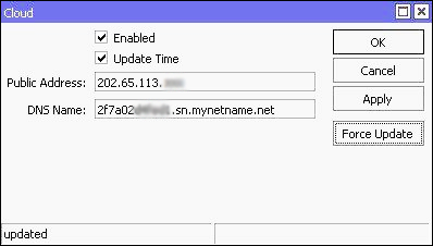 Setting Script Update Dynamic DNS di MikroTik Untuk Dyndns, No-IP atau ChangeIP