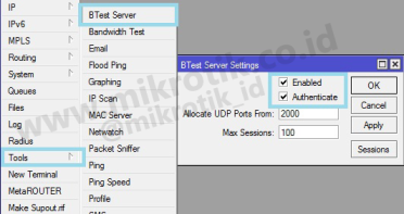 Mikrotik public speed test servers